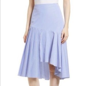 Nordstrom signature NWT stripe cotton skirt